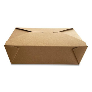 Takeout Containers, 7.75 X 5.51 X 2.48, Kraft, 200/carton
