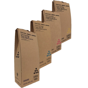 Ricoh MP-C65001SP Set | 841357 841358 841359 841360 | Original Ricoh Laser Toner Cartridges – Black, Cyan, Magenta, Yellow