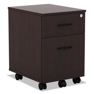 Alera Valencia Series Mobile Box/file Pedestal, 15.88w X 19.13d X 22.88h, Mahogany