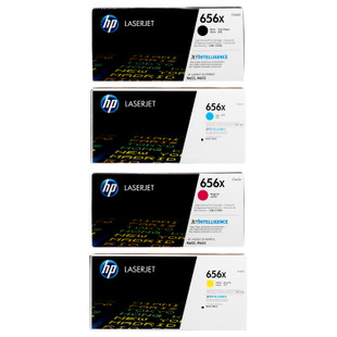 HP 656X SET | CF460X CF461X CF462X CF463X | Original HP Toner Cartridge - Black, Cyan, Yellow, Magenta