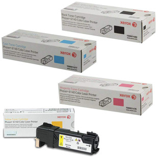Phaser 6140 | 106R01477 106R01478 106R01479 106R01480 | Original Xerox Toner Cartridge Set – Black, Color