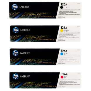 HP 126A SET | CE310A CE311A CE312A CE313A | Original HP Toner Cartridge - Black, Cyan, Yellow, Magenta
