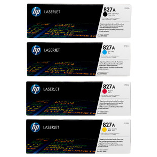 HP 827A SET | CF300A CF301A CF302A CF303A | Original HP Toner Cartridge - Black, Cyan, Yellow, Magenta