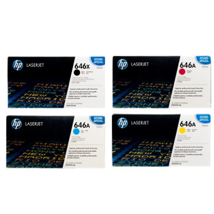 HP 646X 646A SET | CE264X CF031A CF032A CF033A | Original HP Toner Cartridge - Black, Cyan, Yellow, Magenta