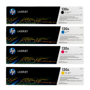 HP 130A SET | CF350A CF351A CF352A CF353A | Original HP Toner Cartridge - Black, Cyan, Yellow, Magenta