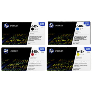 HP 647A 648A SET | CE260X CE261A CE262A CE263A | Original HP Toner Cartridge - Black, Cyan, Yellow, Magenta
