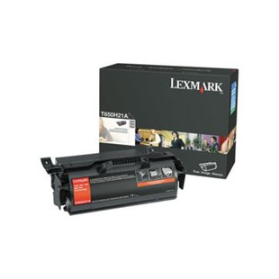 Original Lexmark T650H21A High-Yield Laser Toner Cartridge  Black