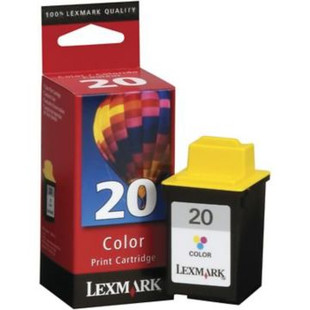 Original Lexmark #20 15M0120 Tri-Color Ink Cartridge