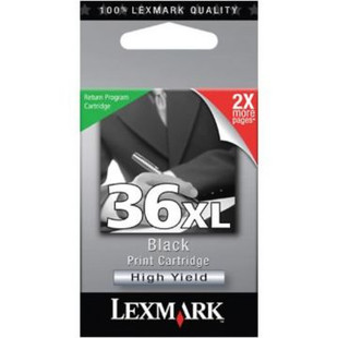 Original Lexmark 36XL 18C2170 Return Program High-Yield Ink Cartridge  Black