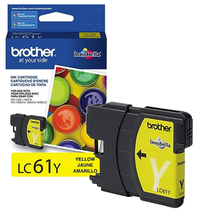 Original Brother LC-61 Yellow Ink Cartridge