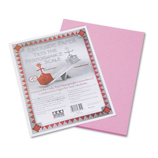 Riverside Construction Paper, 76lb, 9 X 12, Pink, 50/pack