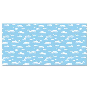 Fadeless Designs Bulletin Board Paper, Clouds, 48" X 50 Ft.