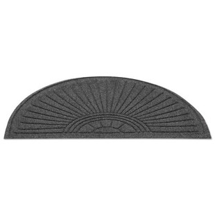 Ecoguard Diamond Floor Mat, Fan Only, 24 X 36, Charcoal