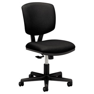 Volt Series Task Chair With Synchro-tilt, Supports Up To 250 Lbs., Black Seat/black Back, Black Base