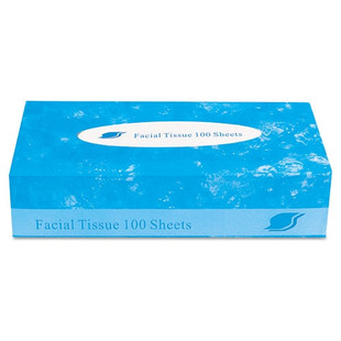 Boxed Facial Tissue, 2-ply, White, 100 Sheets/box