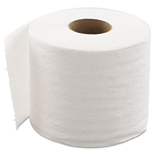 Embossed Bathroom Tissue, Septic Safe, 1-ply, White, 550/roll, 80 Rolls/carton