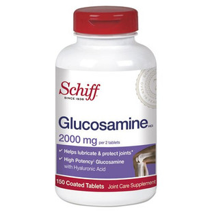 Glucosamine 2000 Mg With Hyaluronic Acid Coated Tablet, 150 Tablets/bottle
