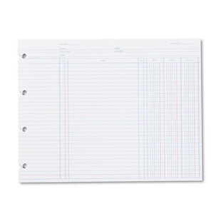 Accounting, 9-1/4 X 11-7/8, 100 Loose Sheets/pack