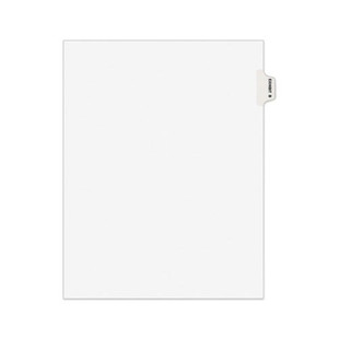 Avery-style Preprinted Legal Side Tab Divider, Exhibit B, Letter, White, 25/pack