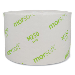 Small Core Bath Tissue, Septic Safe, 2-ply, White, 1250/roll, 24 Rolls/carton