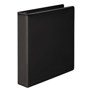 Heavy-duty D-ring View Binder With Extra-durable Hinge, 3 Rings, 1.5" Capacity, 11 X 8.5, Black