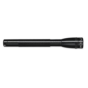 Mini Aaa Flashlight, 2 Aaa Batteries (included), Black