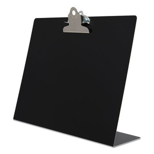 Free Standing Clipboard, Landscape, 1" Clip Capacity, 11 X 8.5 Sheets, Black Free Standing Clipboard, Landscape, 1" Clip Capacity, 11 X 8.5 Sheets, Black