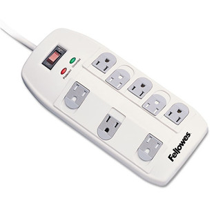 Superior Workstation Surge Protector, 8 Outlets, 6 Ft Cord, 2160 Joules