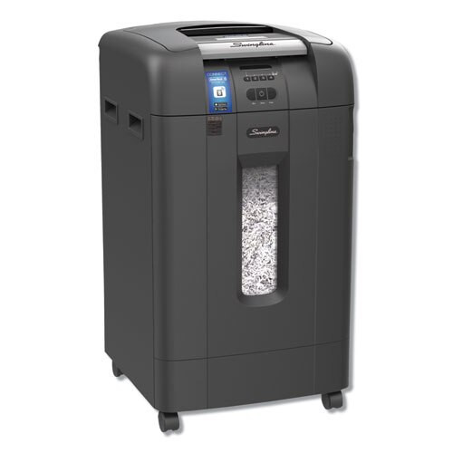 Stack-and-shred 750xl Smartech Enabled Hands Free Super Cross-cut Shredder Value Pack, 750 Auto/12 Manual Sheet Capacity