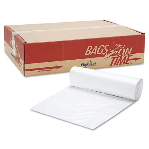 High Density Coreless Can Liners, 56 Gal, 17 Microns, 43" X 48", Clear, 200/carton High Density Coreless Can Liners, 56 Gal, 17 Microns, 43" X 48", Clear, 200/carton