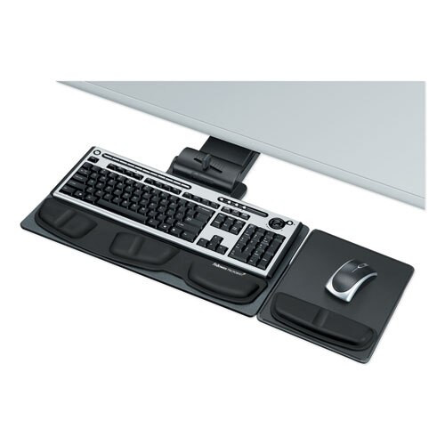 Professional Executive Adjustable Keyboard Tray, 19w X 10.63d, Black Professional Executive Adjustable Keyboard Tray, 19w X 10.63d, Black