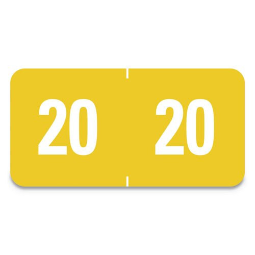 Yearly End Tab File Folder Labels, 15, 0.5 X 1, Brown, 25/sheet, 10 Sheets/pack Yearly End Tab File Folder Labels, 15, 0.5 X 1, Brown, 25/sheet, 10 Sheets/pack