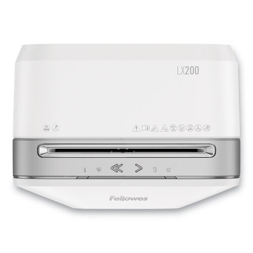Powershred Lx200 Micro Cut Shredder, 12 Manual Sheet Capacity, White Powershred Lx200 Micro Cut Shredder, 12 Manual Sheet Capacity, White