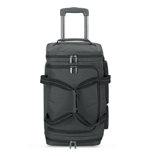 Leroy Rolling Duffel, Polyester, 12 X 10 1/2 X 10 1/2, Gray Leroy Rolling Duffel, Polyester, 12 X 10 1/2 X 10 1/2, Gray
