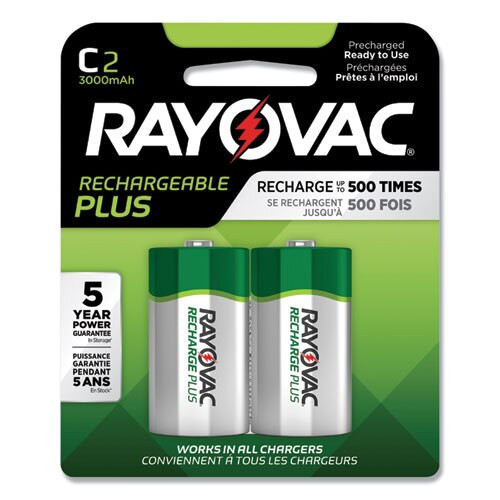 Recharge Plus Nimh Batteries, C, 2/pack Recharge Plus Nimh Batteries, C, 2/pack