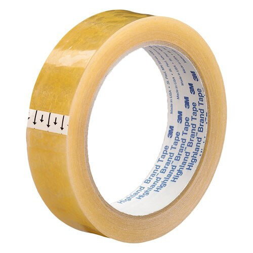 Transparent Tape, 3" Core, 1" X 72 Yds, Clear Transparent Tape, 3" Core, 1" X 72 Yds, Clear