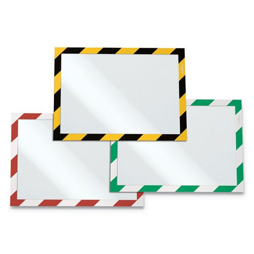 Duraframe Security Magnetic Sign Holder, 8 1/2" X 11", Green/white Frame, 2/pack Duraframe Security Magnetic Sign Holder, 8 1/2" X 11", Green/white Frame, 2/pack