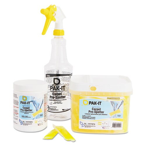 Carpet Pre-spotter, Citrus, 20 Pak-its/jar Carpet Pre-spotter, Citrus, 20 Pak-its/jar