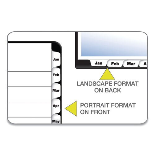 Onestep Printable Table Of Contents And Dividers, 12-tab, Jan. To Dec., 11 X 8.5, White, 1 Set Onestep Printable Table Of Contents And Dividers, 12-tab, Jan. To Dec., 11 X 8.5, White, 1 Set