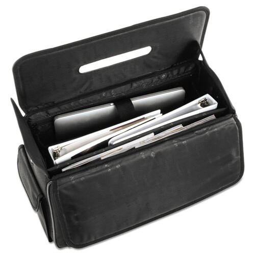 Catalog/computer Case On Wheels, Nylon, 18 X 8 X 13, Black Catalog/computer Case On Wheels, Nylon, 18 X 8 X 13, Black