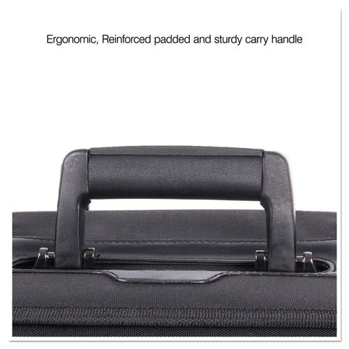 Catalog/computer Case On Wheels, Nylon, 18 X 8 X 13, Black Catalog/computer Case On Wheels, Nylon, 18 X 8 X 13, Black