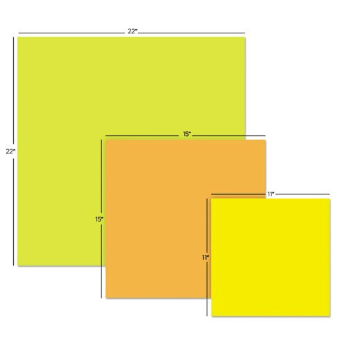 Big Notes, 15 X 15, Neon Orange, 30 Sheets Big Notes, 15 X 15, Neon Orange, 30 Sheets