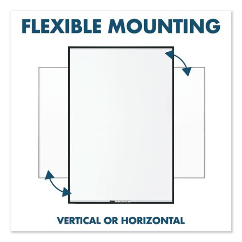 Fusion Nano-clean Magnetic Whiteboard, 72 X 48, Black Frame Fusion Nano-clean Magnetic Whiteboard, 72 X 48, Black Frame
