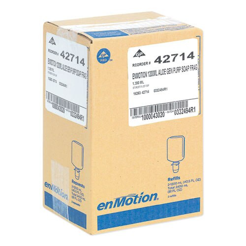 Gp Enmotion Automated Touchless Soap Refill, 1200 Ml, Unscented, 2/carton Gp Enmotion Automated Touchless Soap Refill, 1200 Ml, Unscented, 2/carton