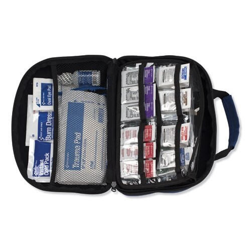 Bulk Ansi 2015 Compliant First Aid Kit, 211 Pieces, Fabric Case Bulk Ansi 2015 Compliant First Aid Kit, 211 Pieces, Fabric Case