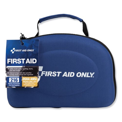 Bulk Ansi 2015 Compliant First Aid Kit, 211 Pieces, Fabric Case Bulk Ansi 2015 Compliant First Aid Kit, 211 Pieces, Fabric Case