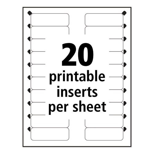 The Mighty Badge Name Badge Holder Kit, Horizontal, 3 X 1, Inkjet, Silver, 10 Holders/ 80 Inserts The Mighty Badge Name Badge Holder Kit, Horizontal, 3 X 1, Inkjet, Silver, 10 Holders/ 80 Inserts