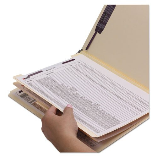 Supertab Colored Classification Folders, Safeshield Coated Fastener Technology, 2 Dividers, Letter Size, Dark Green, 10/box Supertab Colored Classification Folders, Safeshield Coated Fastener Technology, 2 Dividers, Letter Size, Dark Green, 10/box