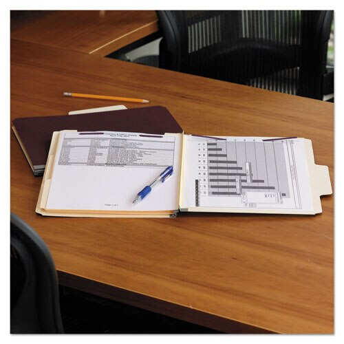 Supertab Colored Classification Folders, Safeshield Coated Fastener Technology, 2 Dividers, Letter Size, Dark Green, 10/box Supertab Colored Classification Folders, Safeshield Coated Fastener Technology, 2 Dividers, Letter Size, Dark Green, 10/box