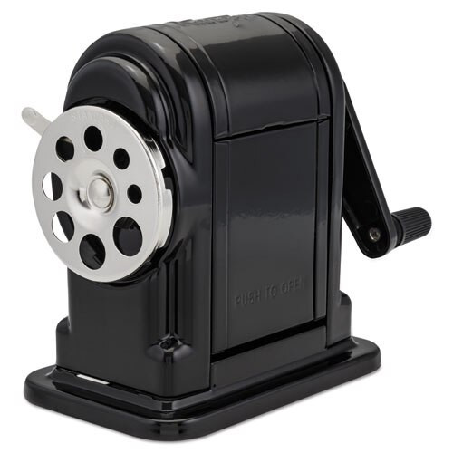Ranger 55 Classroom Manual Pencil Sharpener, Manual, 3.25" X 6" X 5.5", Black Ranger 55 Classroom Manual Pencil Sharpener, Manual, 3.25" X 6" X 5.5", Black